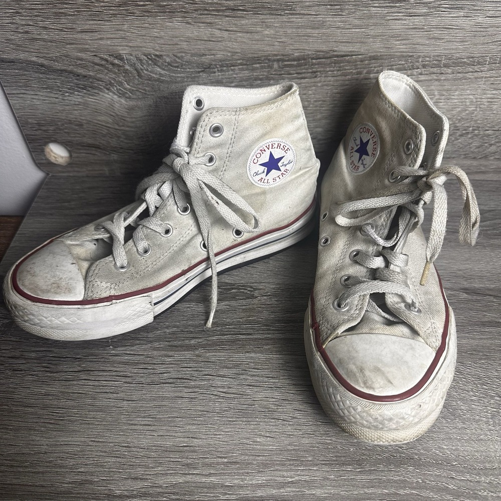CONVERSE ALL STAR Chuck Taylor Hi Top Platform Youth Size 3 Streetwear FLAWS